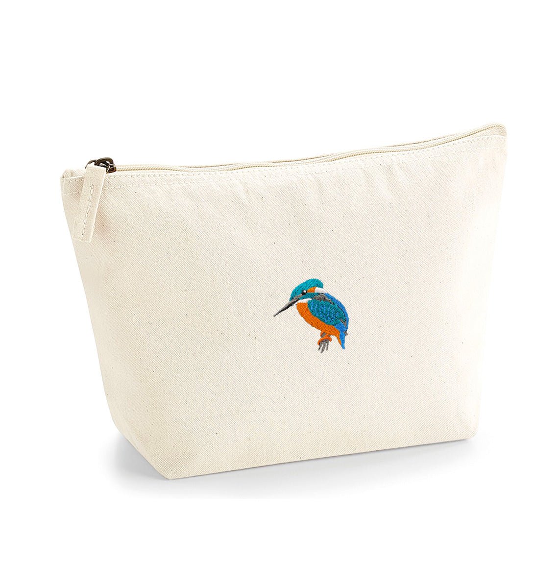 Kingfisher Organic Accessory Bag - Blue Panda