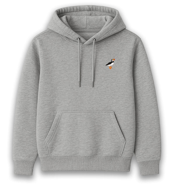 Puffin Hoodie Mens British Wildlife Conservation Clothing
