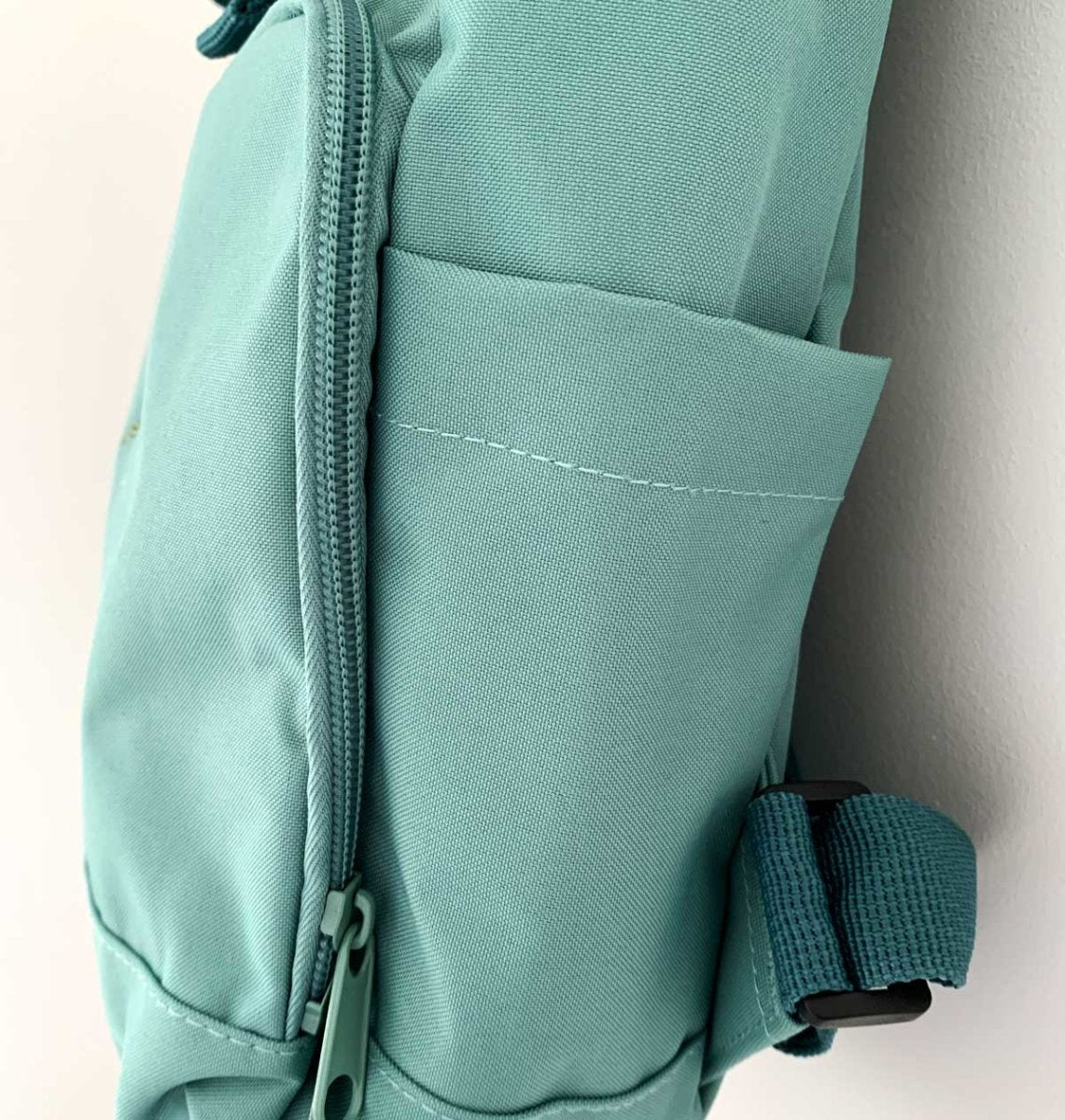 Beluga Whale Mini Roll-top Recycled Backpack - Blue Panda