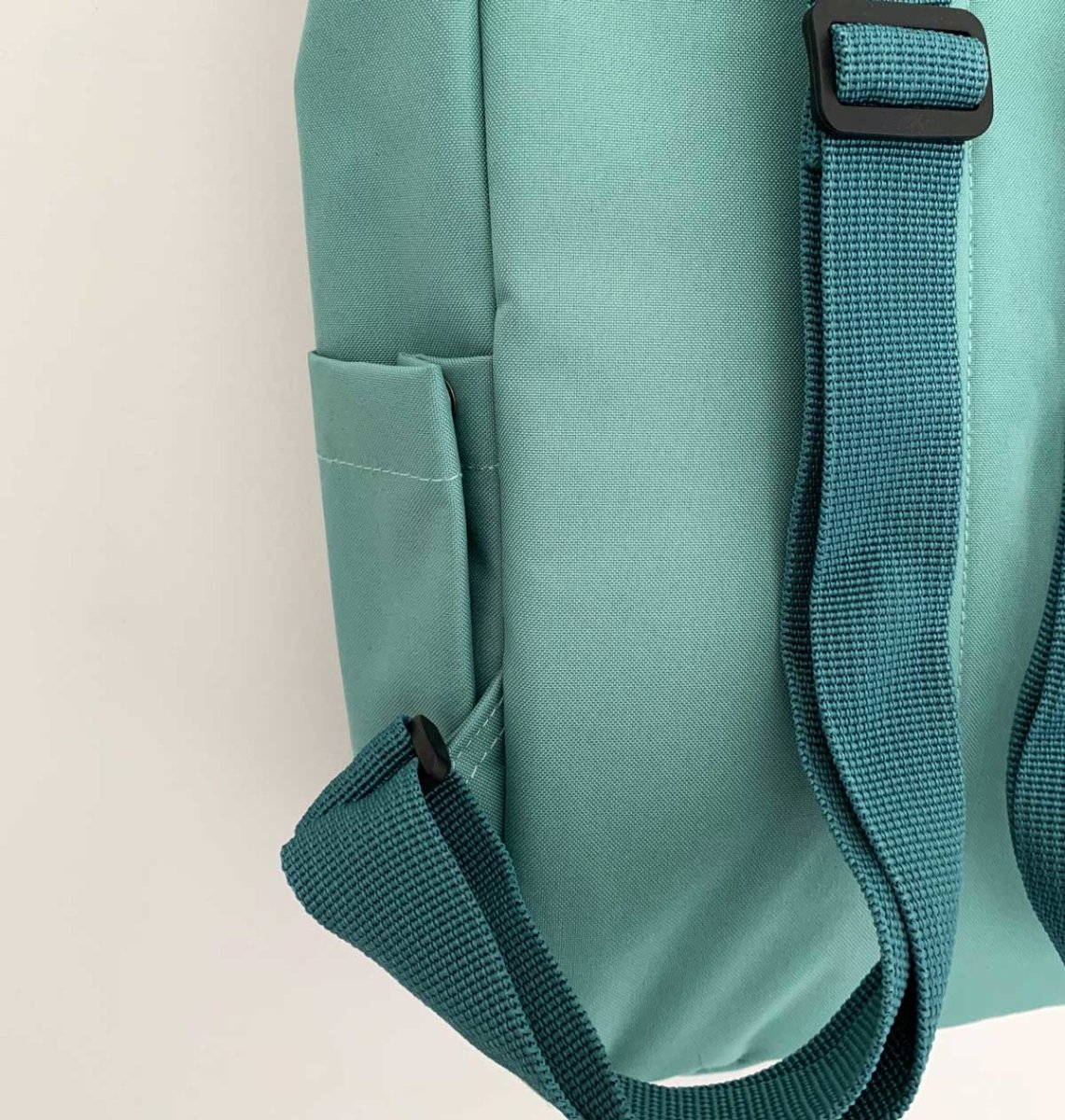 Capybara Mini Roll-top Recycled Backpack - Blue Panda