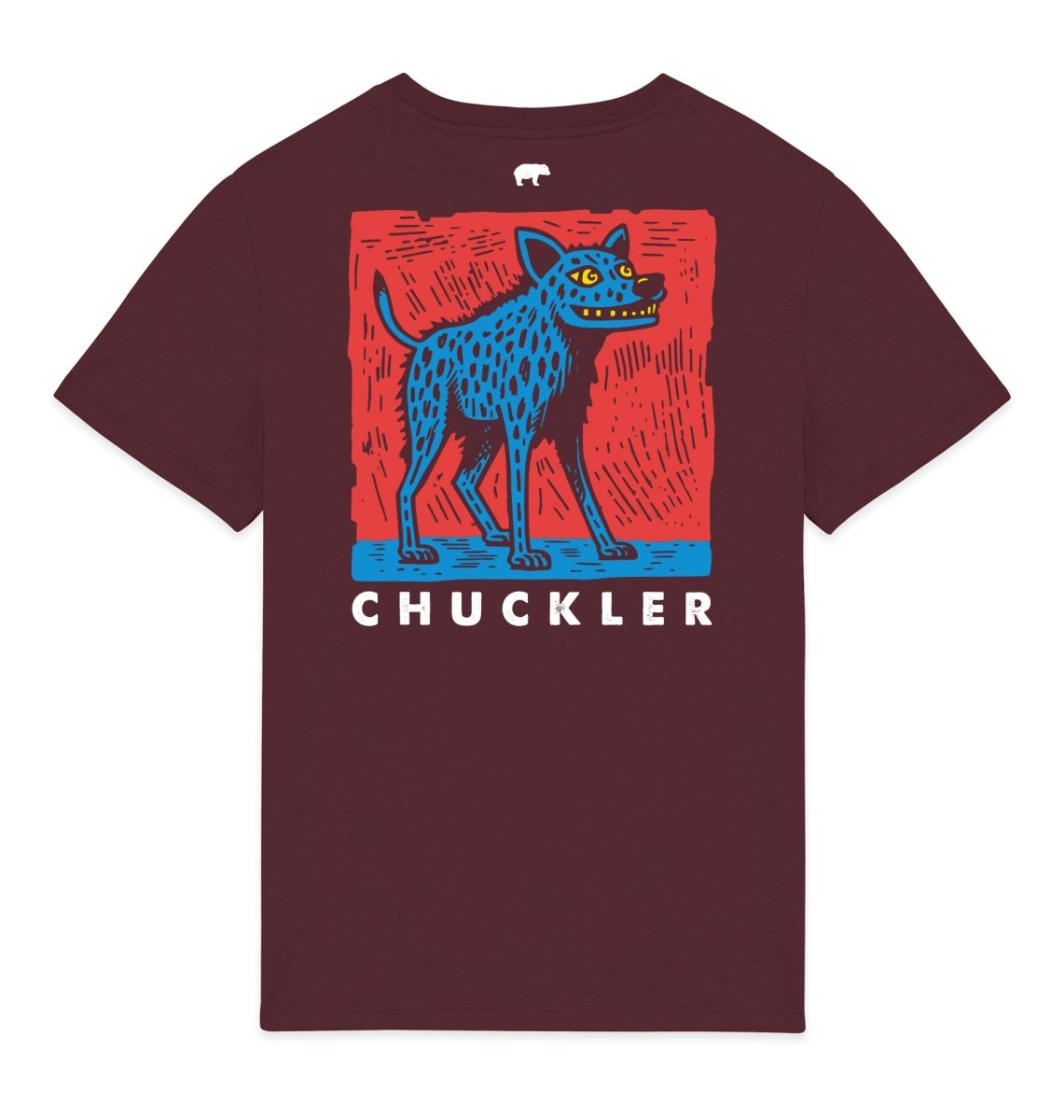 Chuckler Graphic Mens T-shirt - Blue Panda