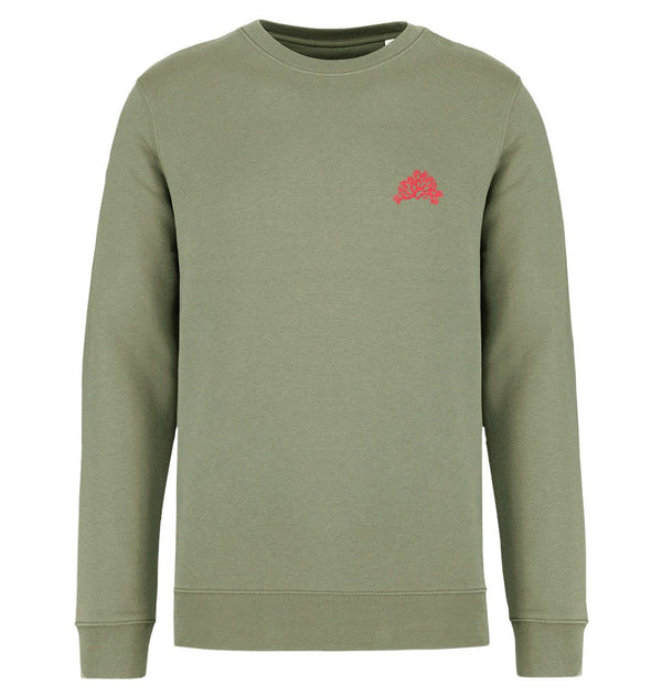 Coral Reef Jumper Mens Ocean Conservation Sweatshirt Coral Saving Blue Panda