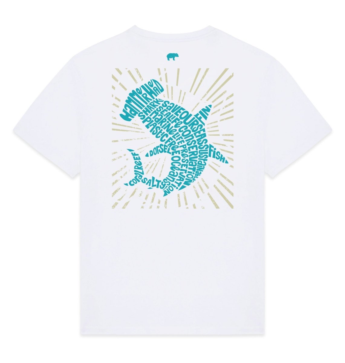 Hammerhead Shark Mens T-shirt - Blue Panda