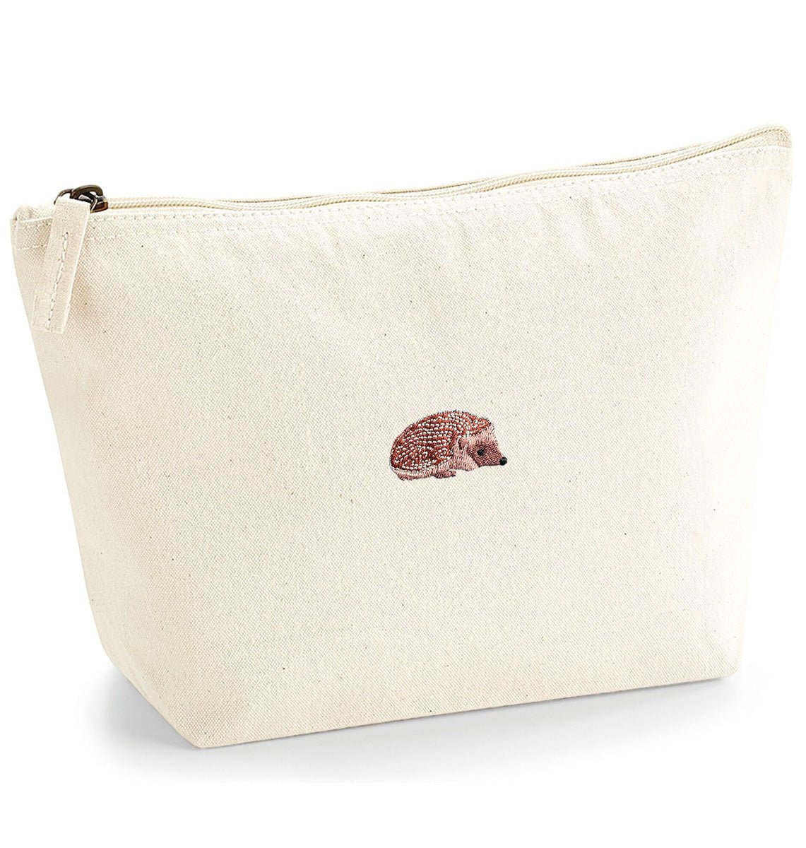 Hedgehog Organic Accessory Bag - Blue Panda