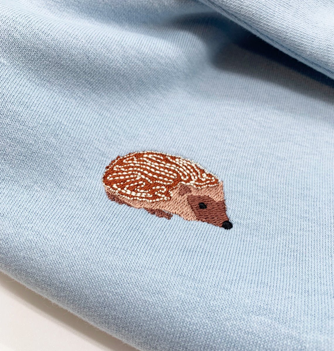 Hedgehog Womens Sweatshirt - Blue Panda