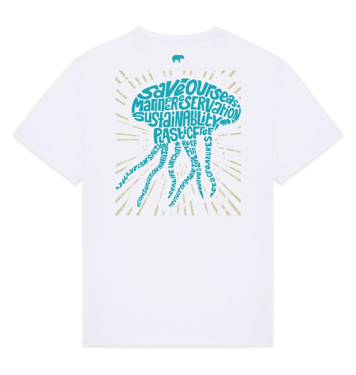 Jellyfish Mens T-shirt - Blue Panda