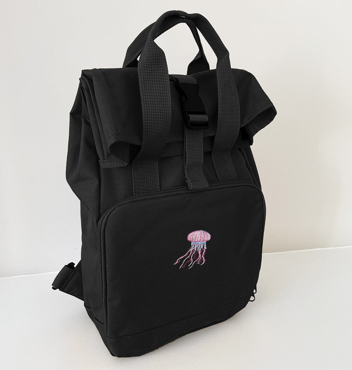 Jellyfish Mini Roll-top Recycled Backpack