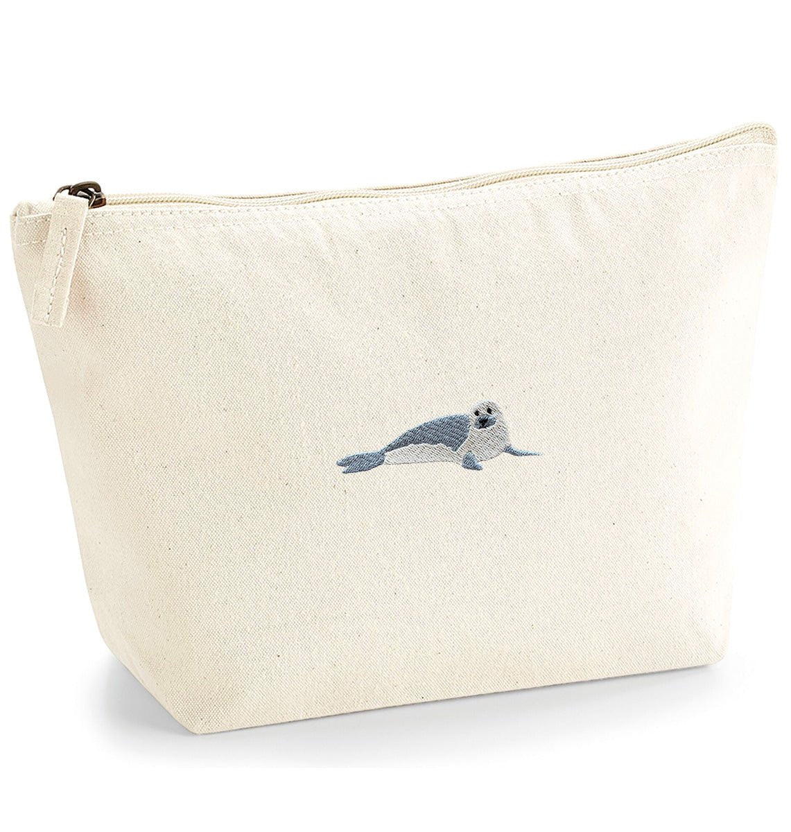 Seal Organic Accessory Bag - Blue Panda