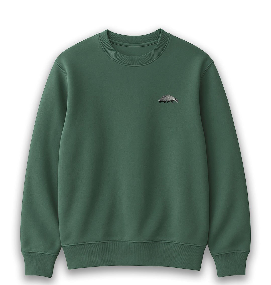 Badger Womens Sweatshirt - Unisex - Blue Panda