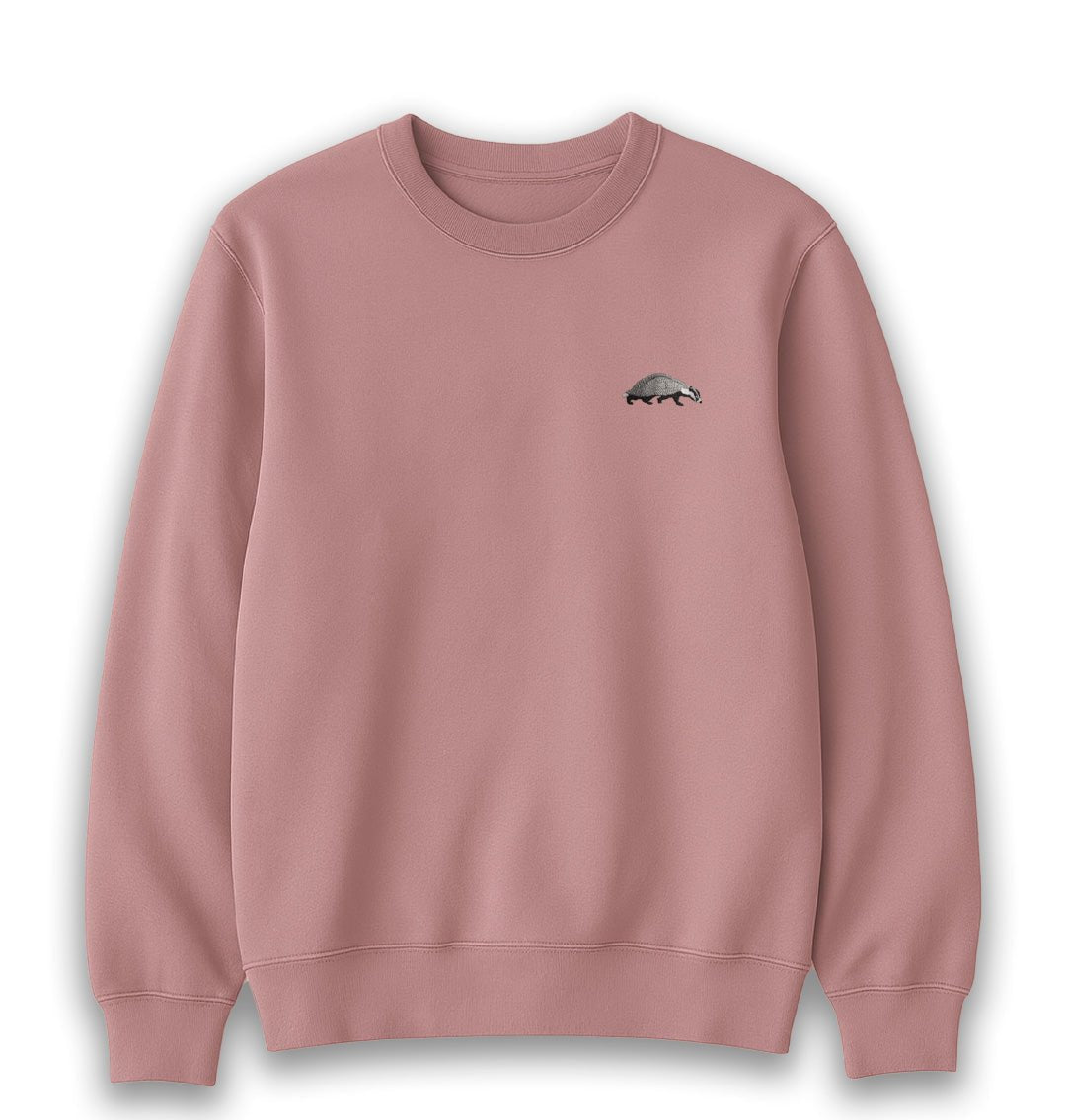 Badger Womens Sweatshirt - Unisex - Blue Panda