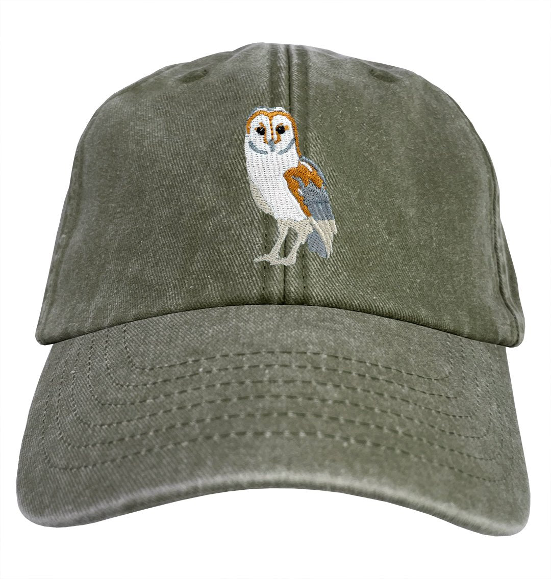 Barn Owl Denim Cap - Blue Panda