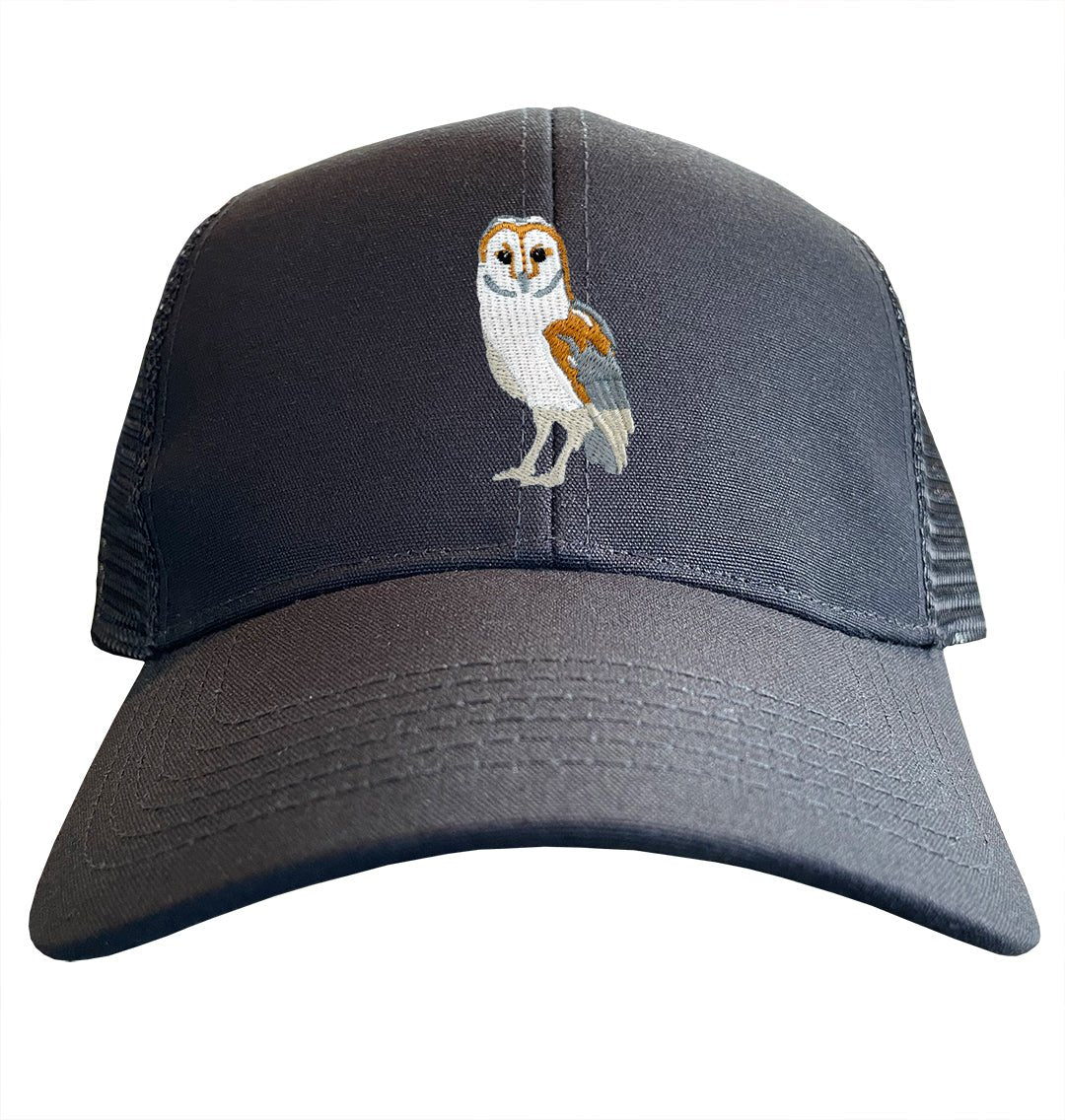 Barn Owl Trucker Cap - Blue Panda