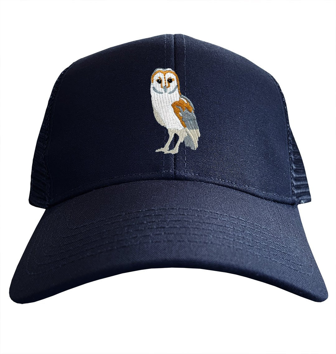 Barn Owl Trucker Cap - Blue Panda