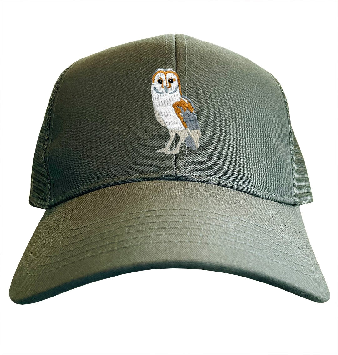 Barn Owl Trucker Cap - Blue Panda