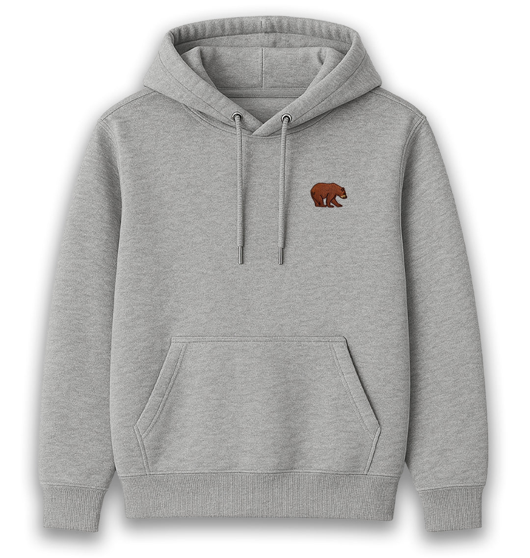 Bear Mens Hoodie - Blue Panda