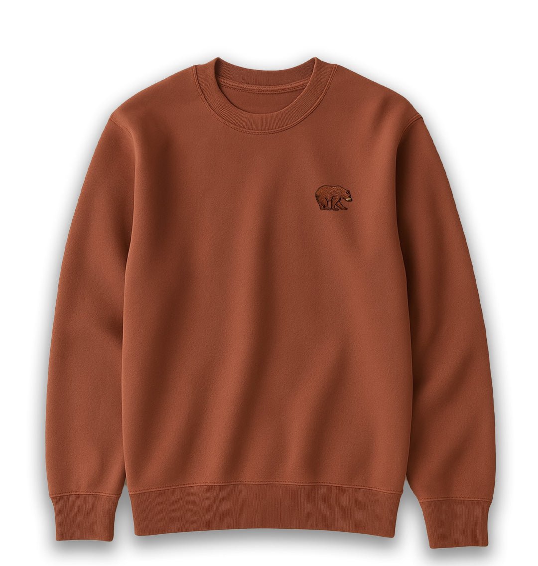 Bear Mens Sweatshirt - Blue Panda