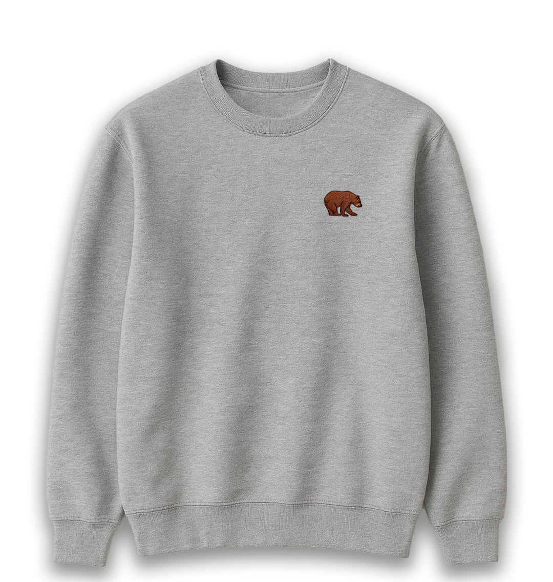 Bear Womens Sweatshirt - Unisex - Blue Panda