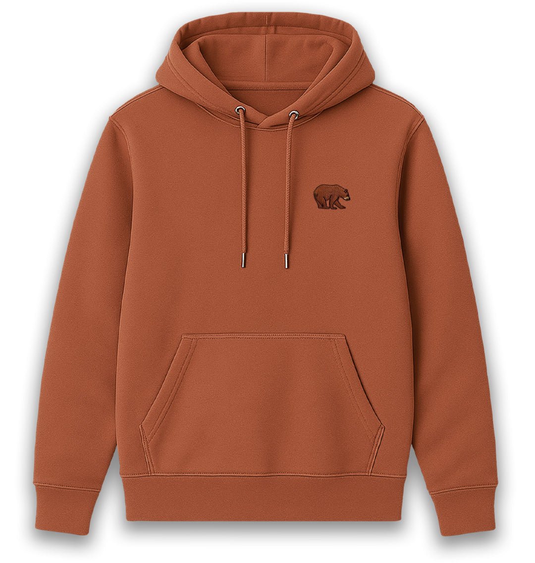 Bear Womens Hoodie - Unisex - Blue Panda
