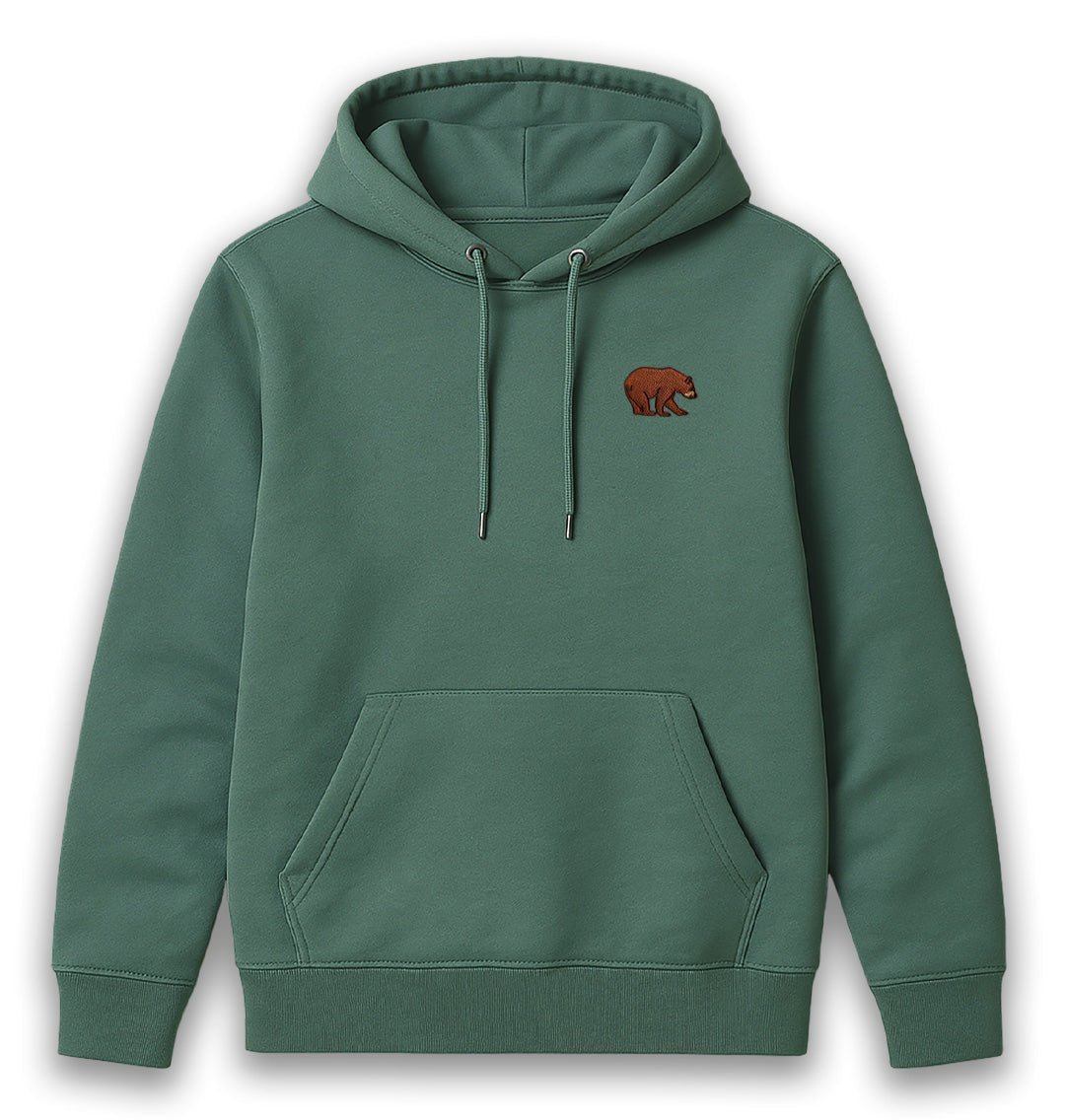 Bear Womens Hoodie - Unisex - Blue Panda