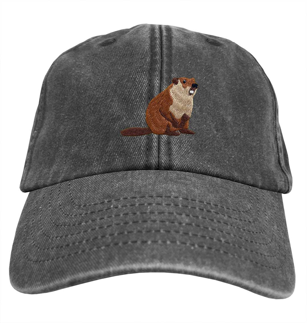 Beaver Denim Cap