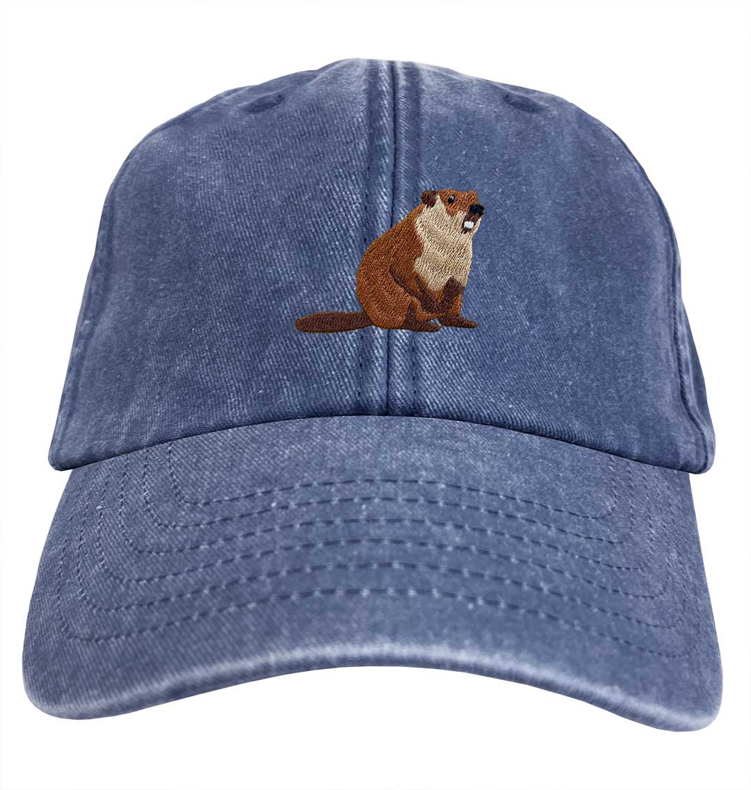 Beaver Denim Cap