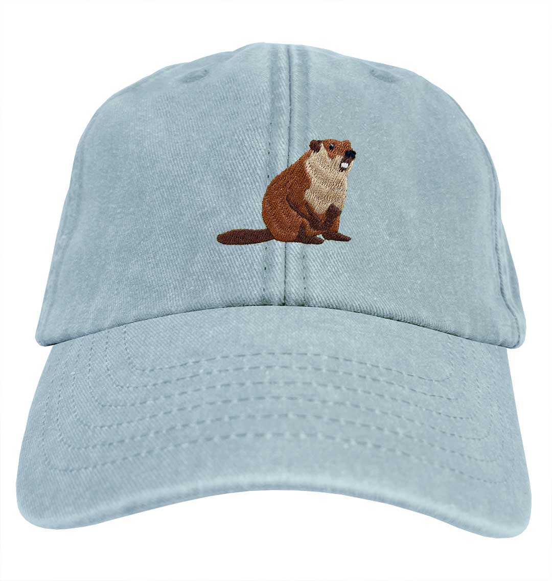 Beaver Denim Cap