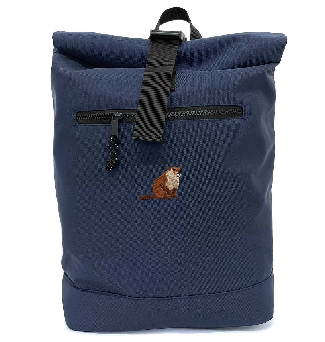 Beaver Recycled Roll-top Backpack