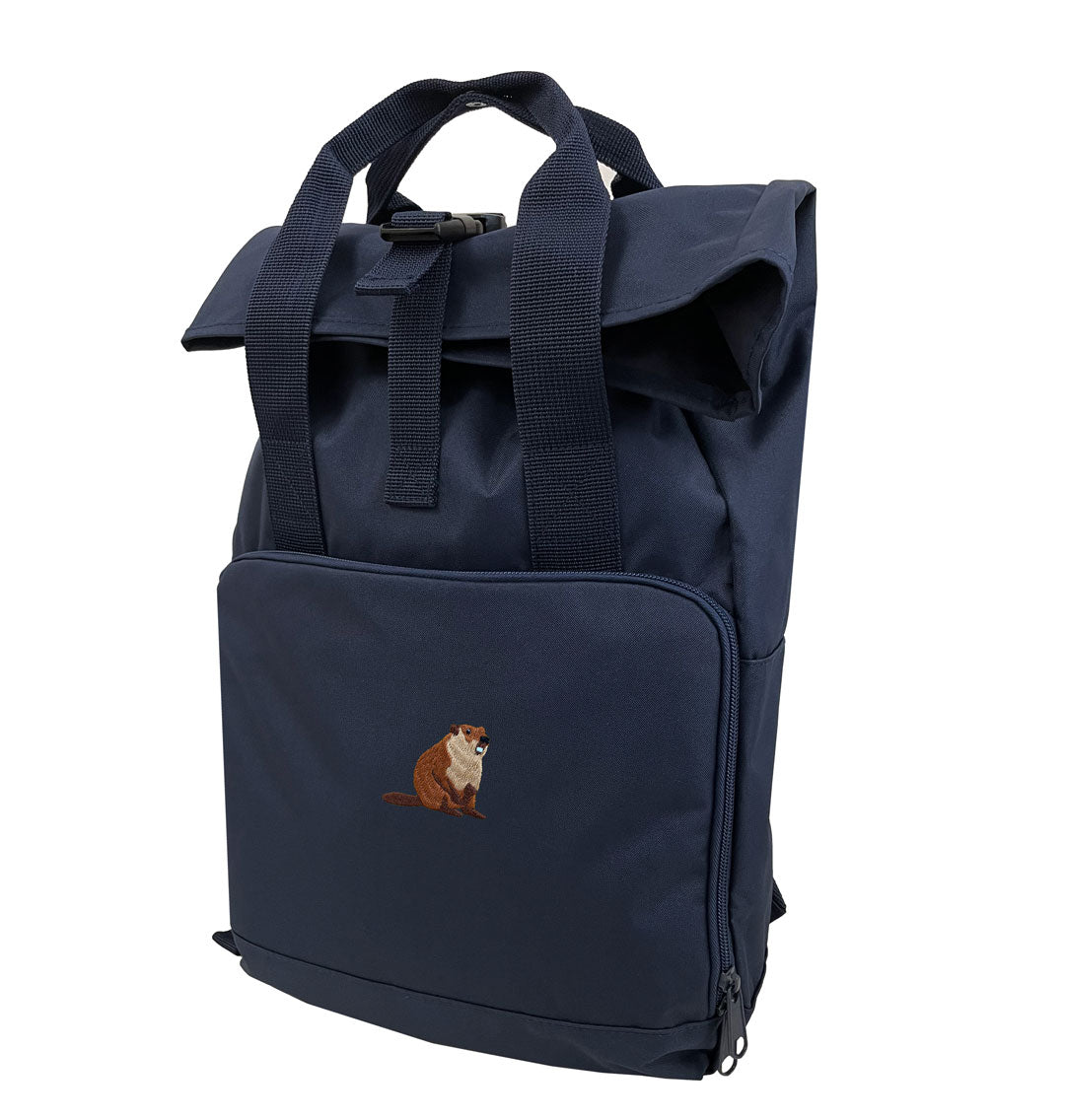 Beaver Everyday Roll-top Recycled Backpack