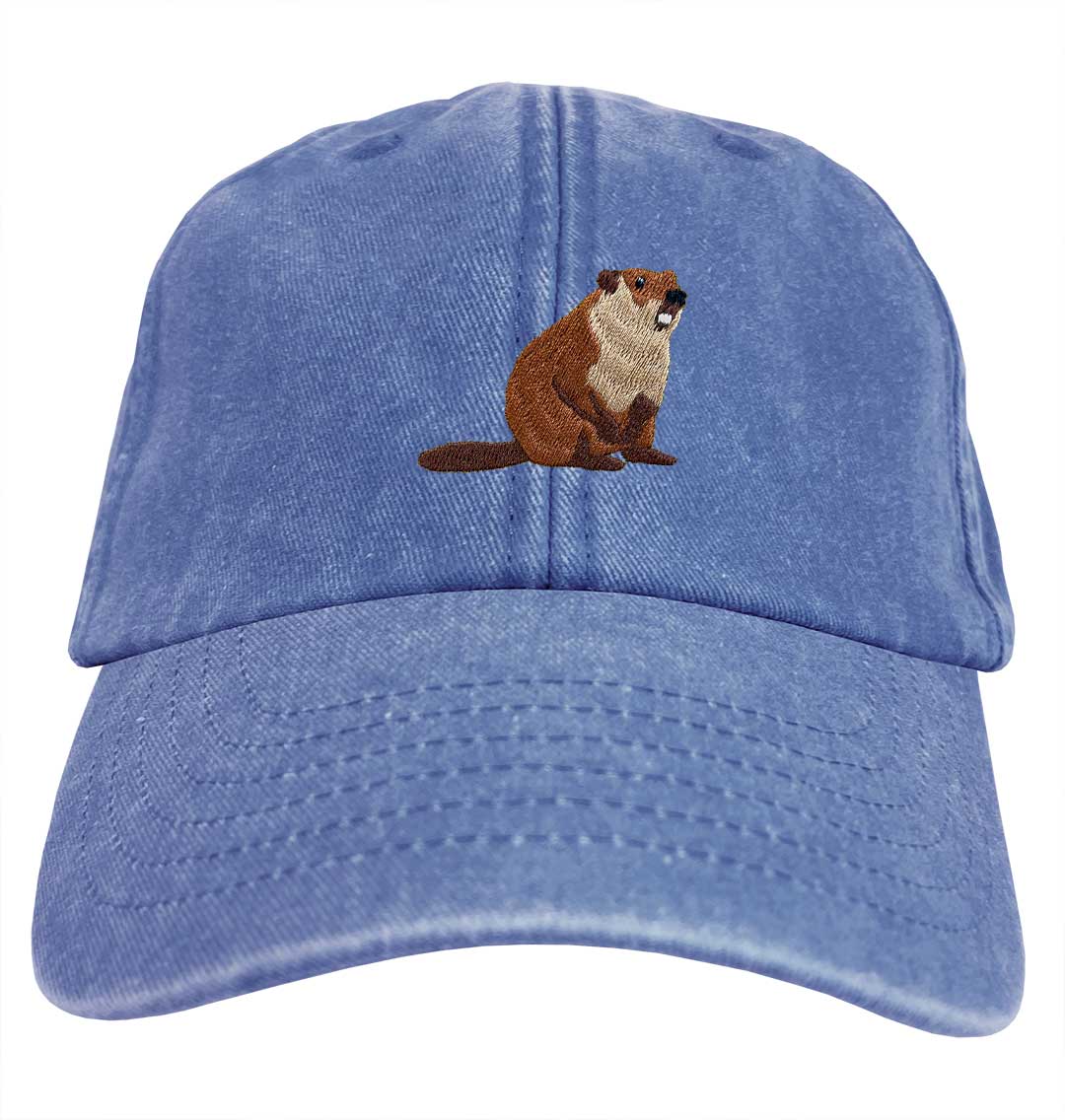 Beaver Denim Cap