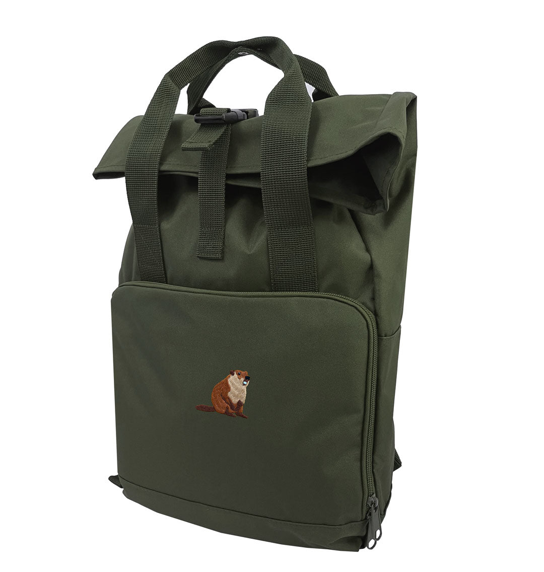 Beaver Everyday Roll-top Recycled Backpack