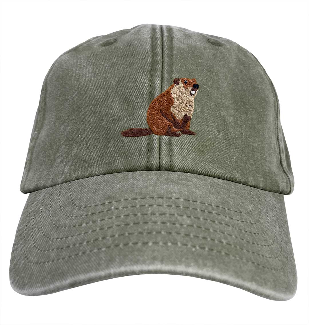 Beaver Denim Cap