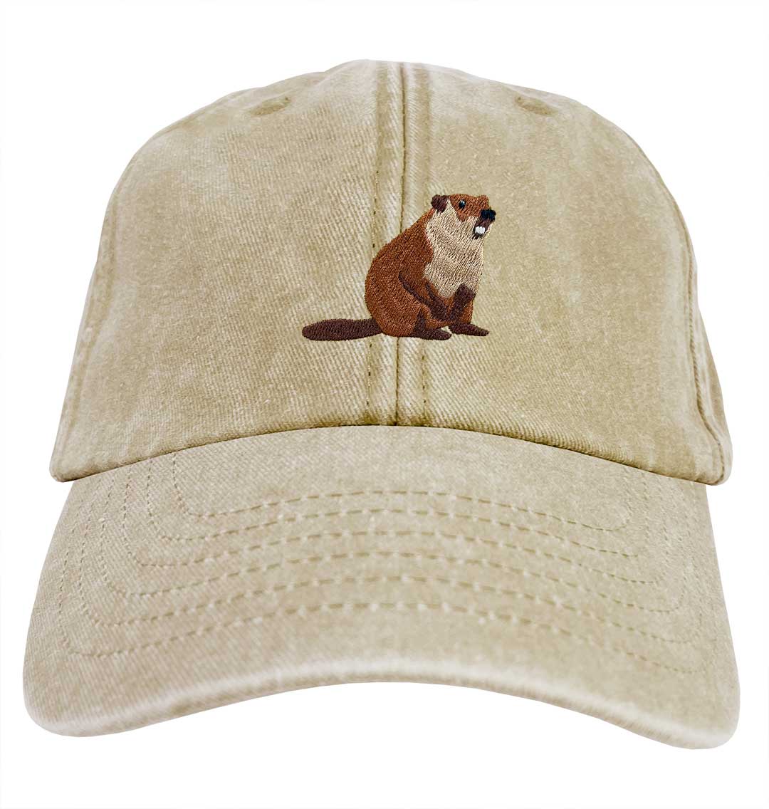 Beaver Denim Cap