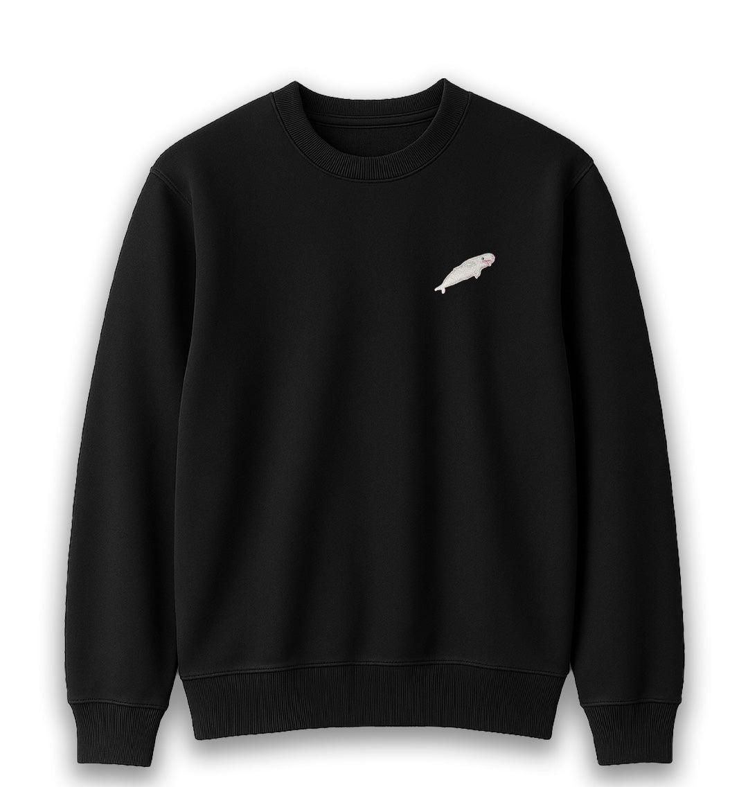 Beluga Whale Mens Sweatshirt