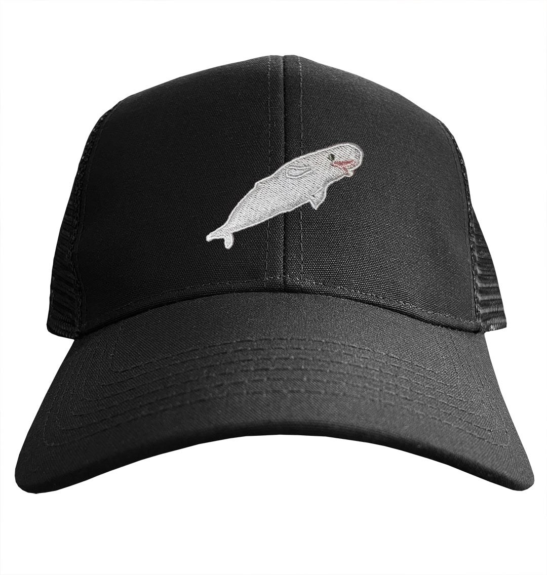 Beluga Whale Trucker Cap - Blue Panda