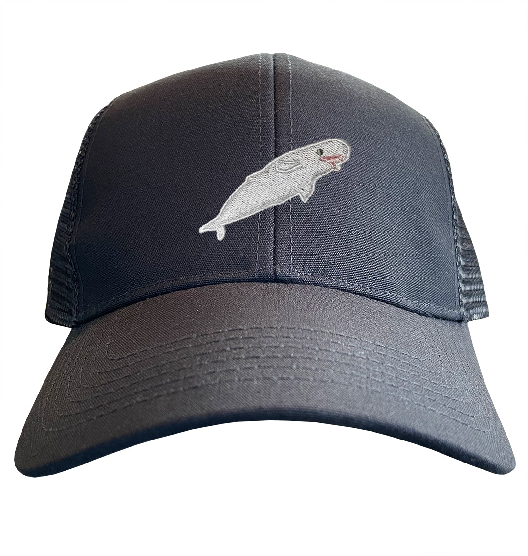 Beluga Whale Trucker Cap - Blue Panda