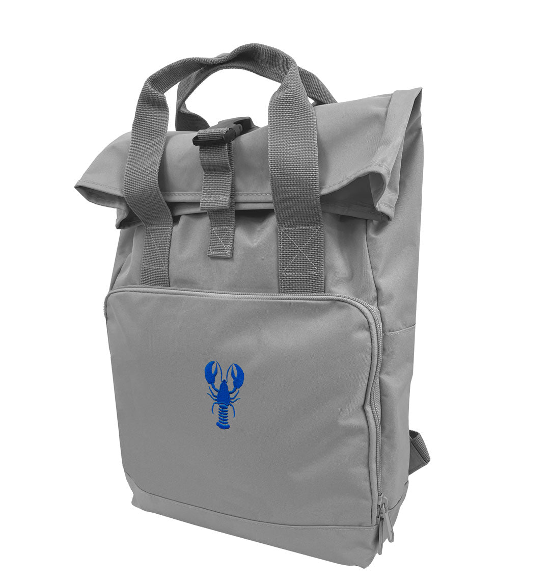 Blue Lobster Everyday Roll-top Recycled Backpack