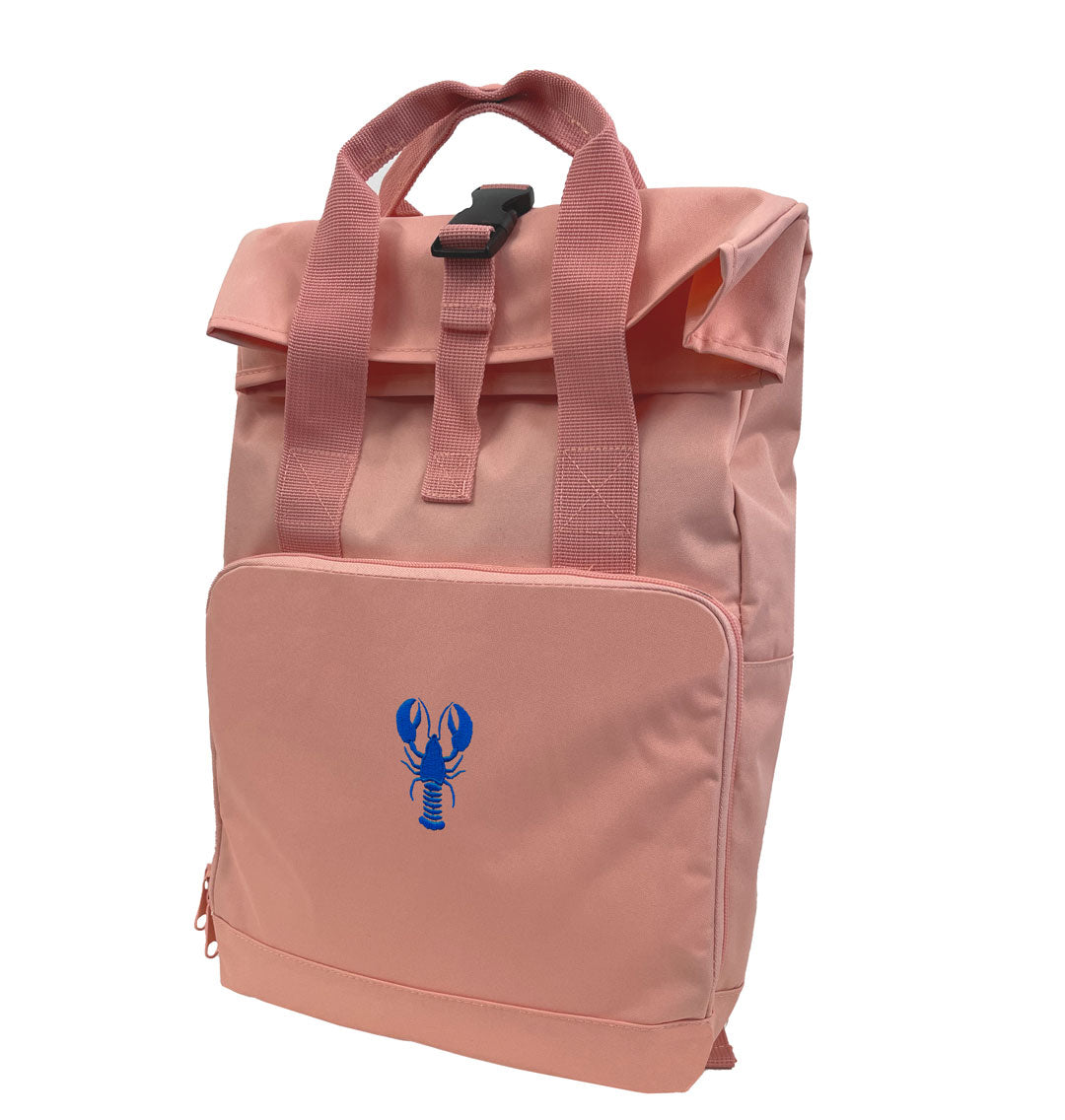 Blue Lobster Everyday Roll-top Recycled Backpack