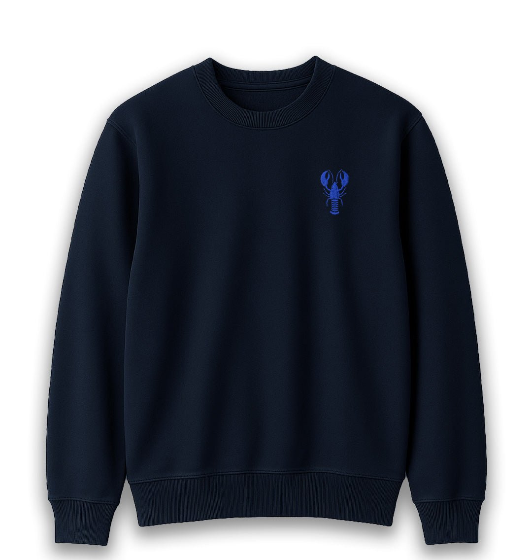 Blue Lobster Womens Sweatshirt - Unisex - Blue Panda