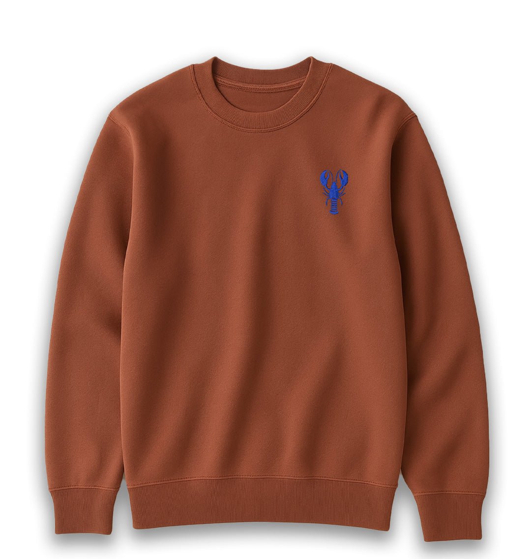 Blue Lobster Womens Sweatshirt - Unisex - Blue Panda