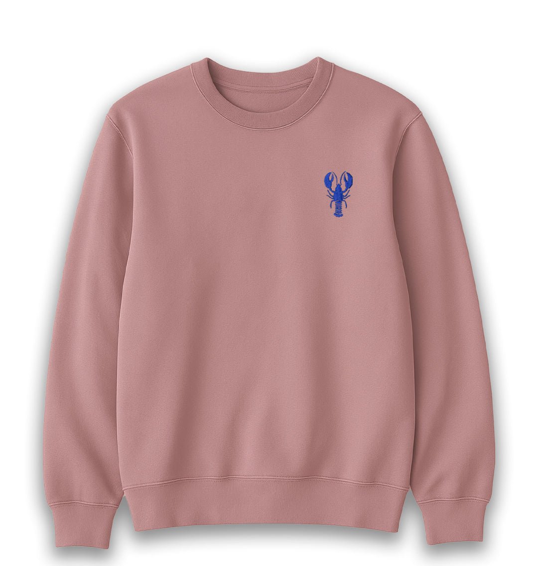 Blue Lobster Womens Sweatshirt - Unisex - Blue Panda