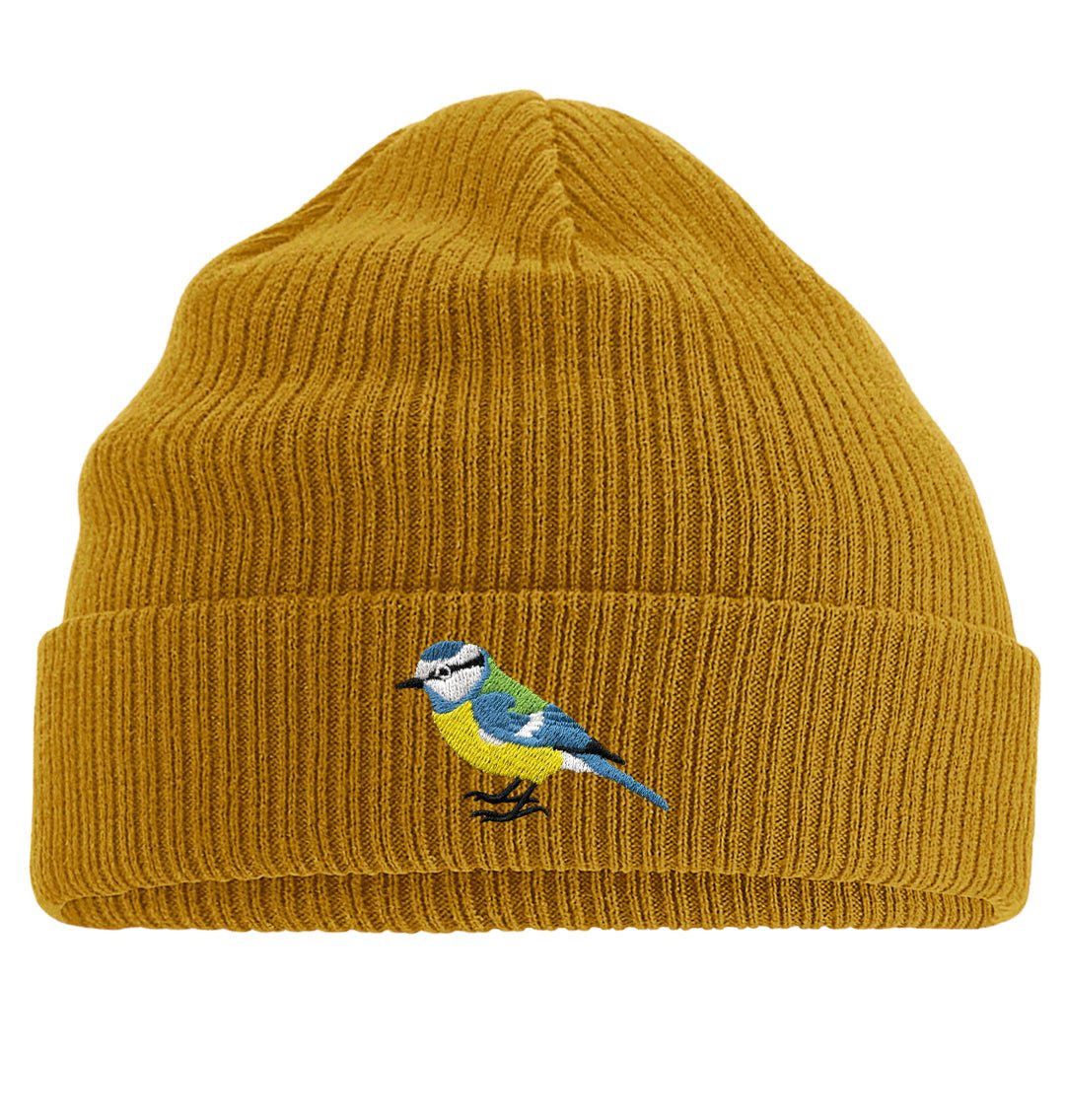 Blue Tit Beanie - Blue Panda