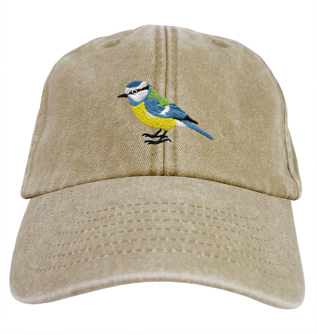 Blue Tit Denim Cap - Blue Panda