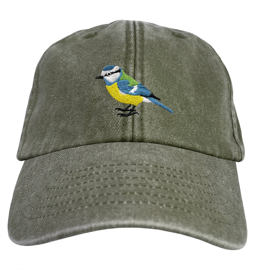 Blue Tit Denim Cap - Blue Panda