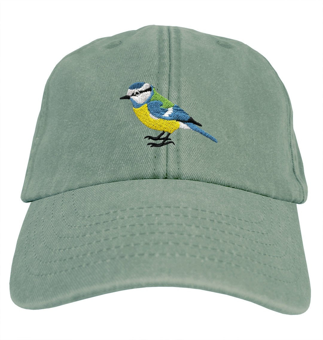 Blue Tit Denim Cap - Blue Panda