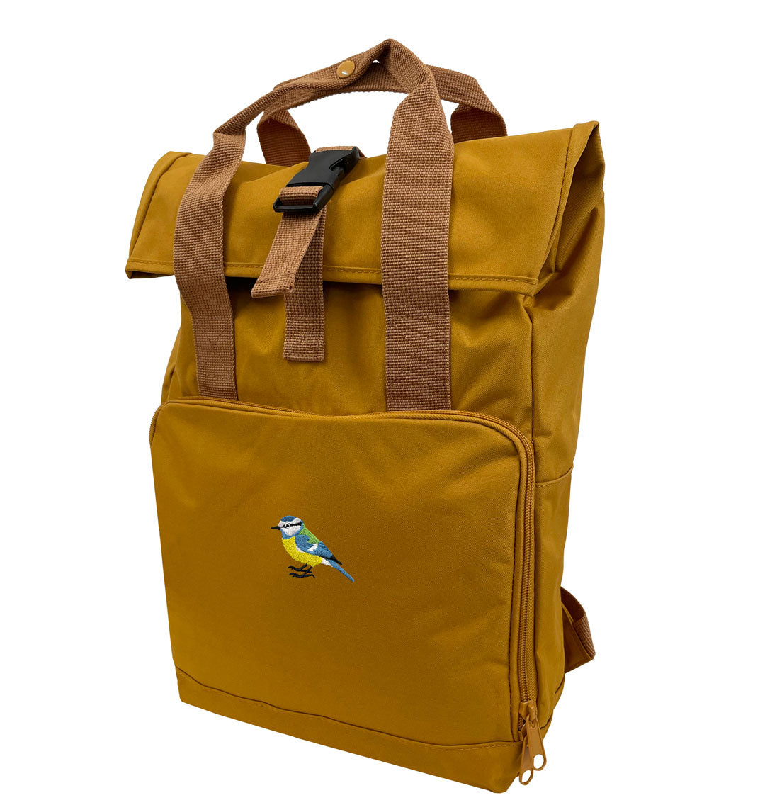 Blue Tit Everyday Roll-top Recycled Backpack