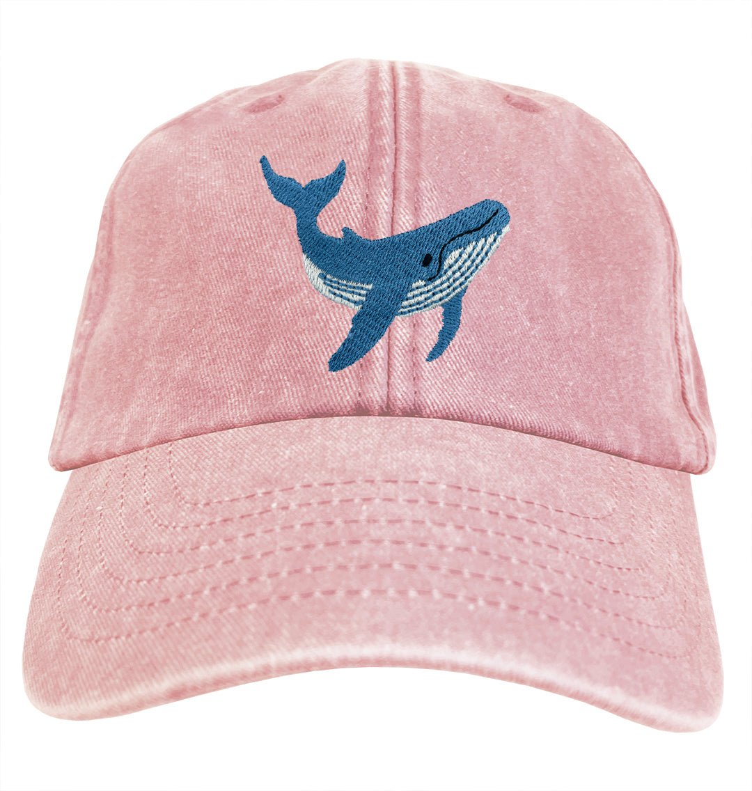 Blue Whale Denim Cap - Blue Panda