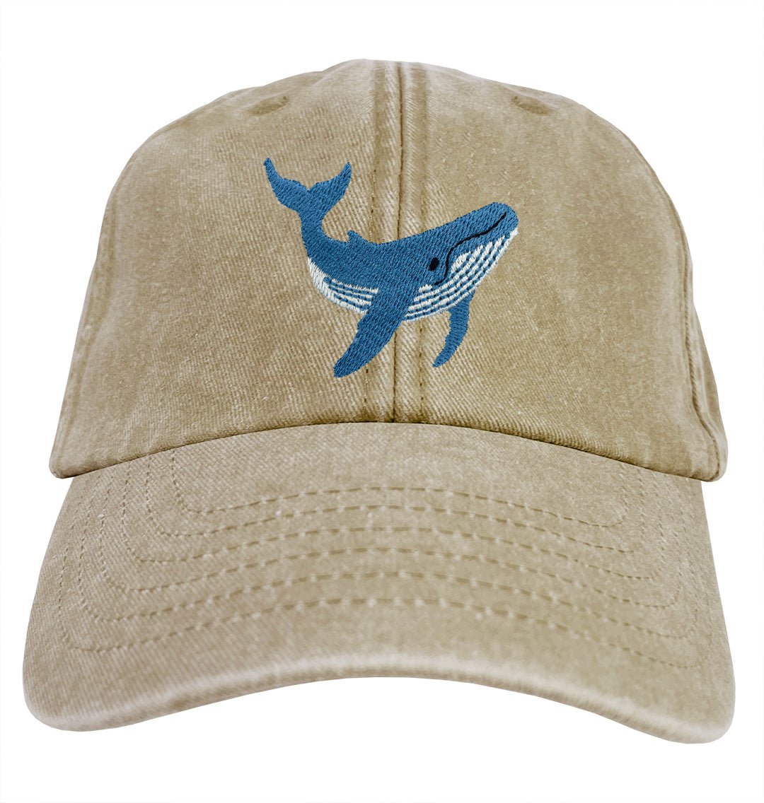 Blue Whale Denim Cap - Blue Panda