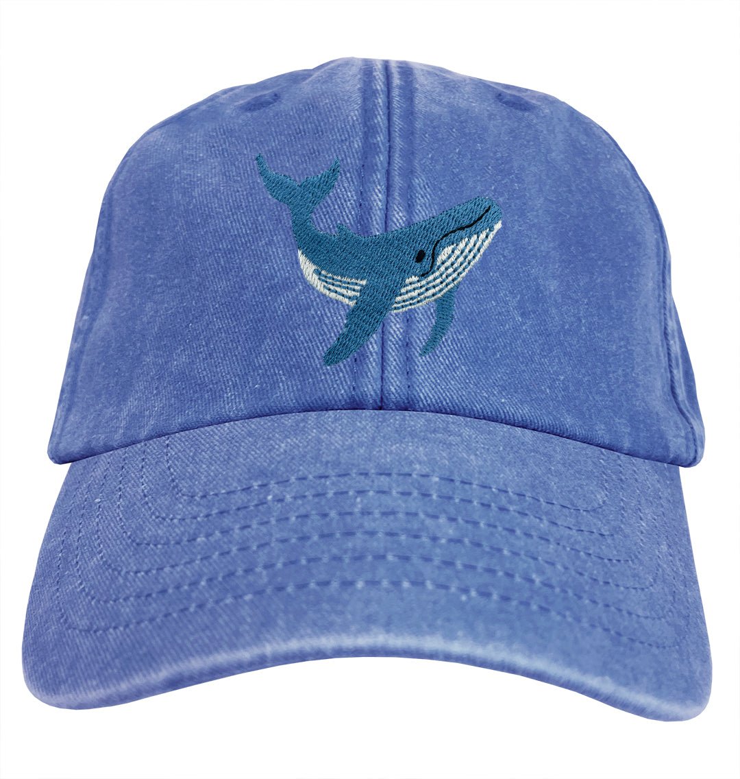 Blue Whale Denim Cap - Blue Panda