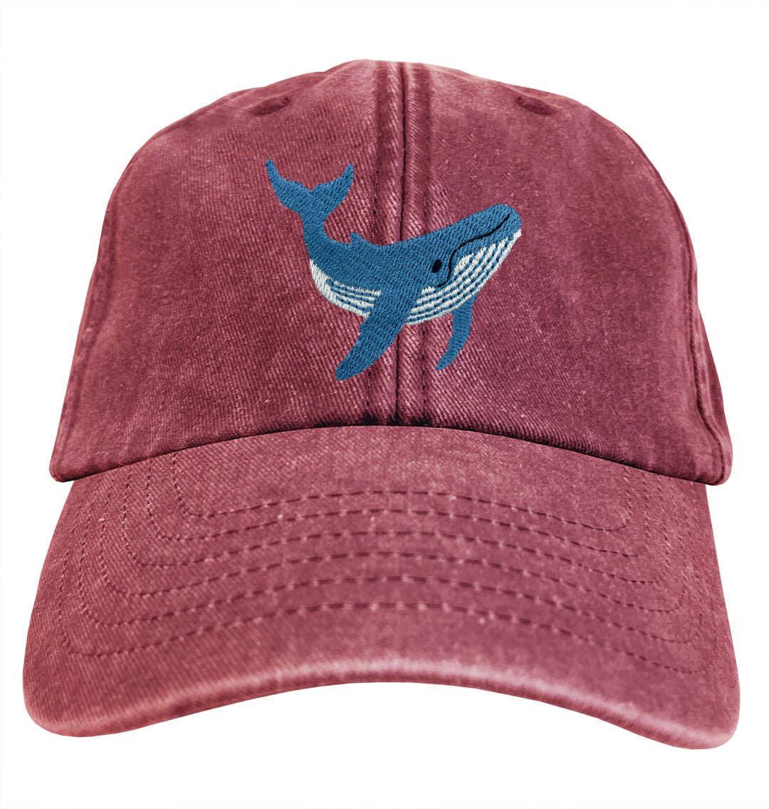 Blue Whale Denim Cap - Blue Panda