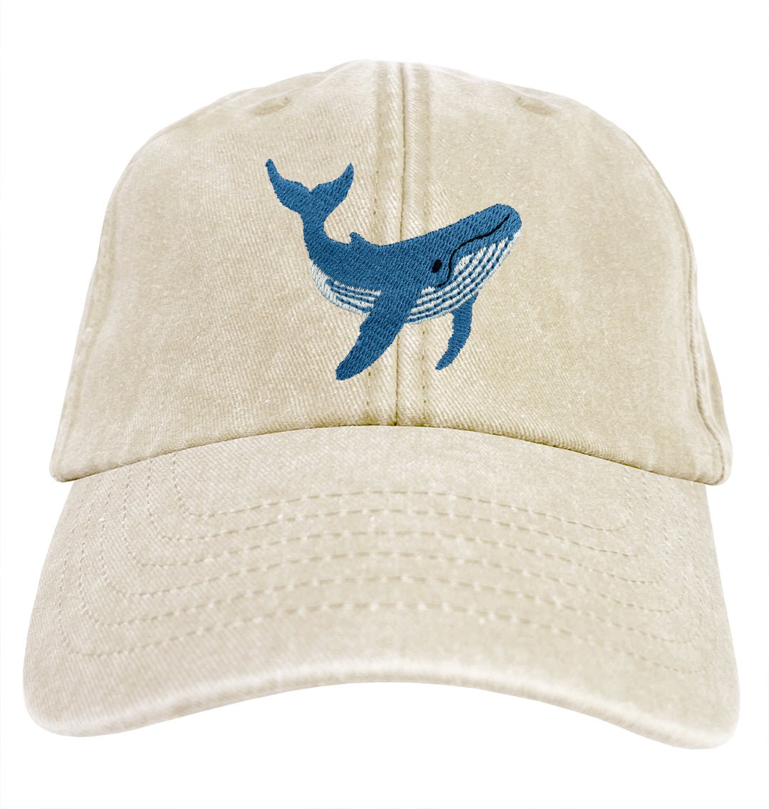 Blue Whale Denim Cap - Blue Panda